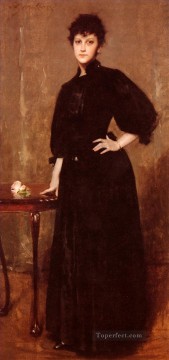 ウィリアム・メリット・チェイス Painting - MrsC ウィリアム・メリット・チェイスの肖像